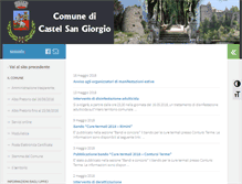 Tablet Screenshot of comune.castelsangiorgio.sa.it